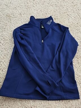 Mountain Hardwear Women's Zip Pullover - Deep Blue